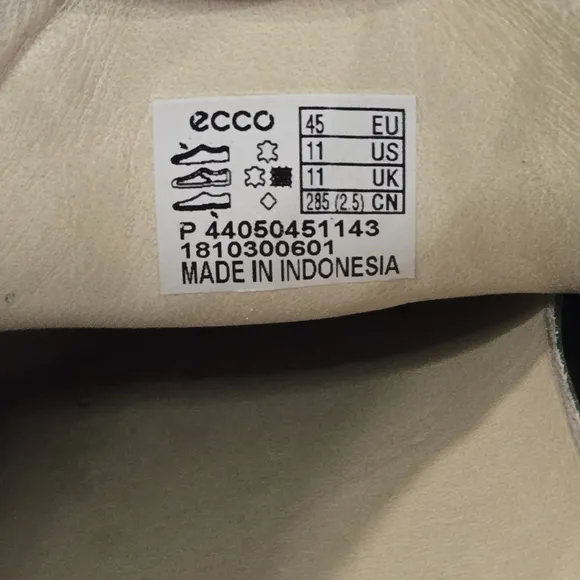 🐢 ECCO Soft 7 Men's Leather Sneaker. Blue Size 11. $170 new.