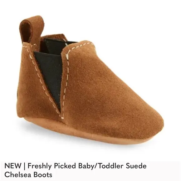 - NEW | Freshly Picked Baby/Toddler SuedeChelsea Boots size 4