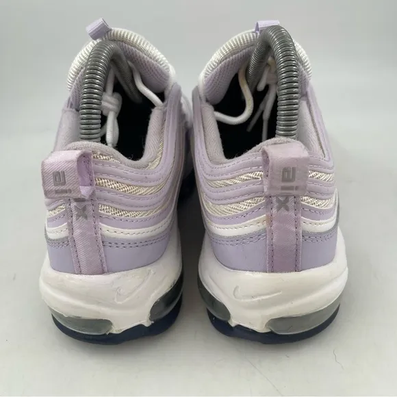👞 Nike Air Max ‘97 Kids - SZ 6.5 Y - White Violet Frost 912522-114 Shoe Sneaker
