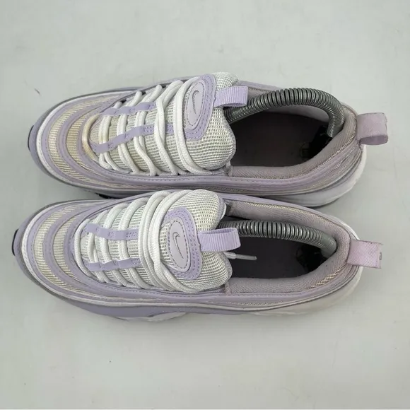 👞 Nike Air Max ‘97 Kids - SZ 6.5 Y - White Violet Frost 912522-114 Shoe Sneaker