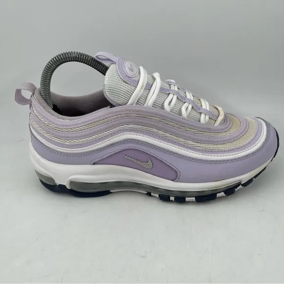 👞 Nike Air Max ‘97 Kids - SZ 6.5 Y - White Violet Frost 912522-114 Shoe Sneaker