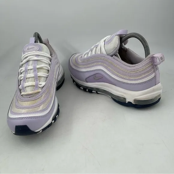 👞 Nike Air Max ‘97 Kids - SZ 6.5 Y - White Violet Frost 912522-114 Shoe Sneaker