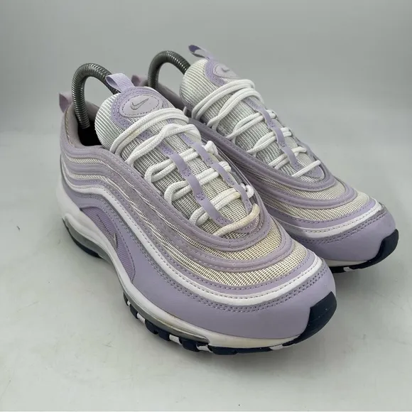 👞 Nike Air Max ‘97 Kids - SZ 6.5 Y - White Violet Frost 912522-114 Shoe Sneaker