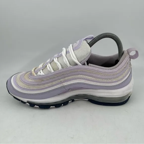 👞 Nike Air Max ‘97 Kids - SZ 6.5 Y - White Violet Frost 912522-114 Shoe Sneaker