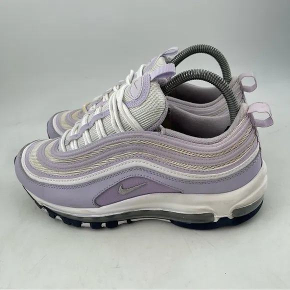 👞 Nike Air Max ‘97 Kids - SZ 6.5 Y - White Violet Frost 912522-114 Shoe Sneaker