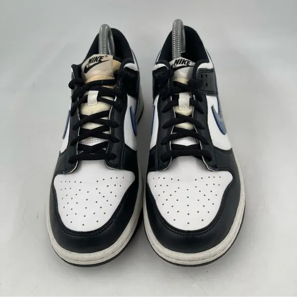 👞 Nike Kids Dunk Low TPU Swoosh -SZ 6.5 Y - Next Nature White Black Blue Shoes