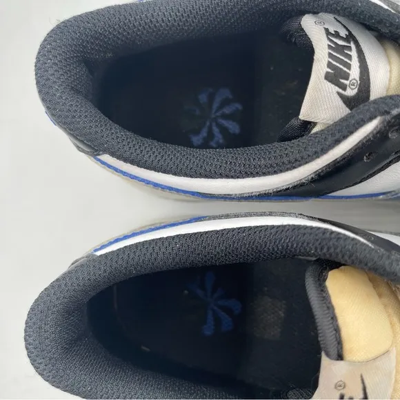 👞 Nike Kids Dunk Low TPU Swoosh -SZ 6.5 Y - Next Nature White Black Blue Shoes