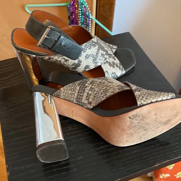 💜💜 Rebecca Minkoff Chunky Heeled Shoes Ladies Size 7.5