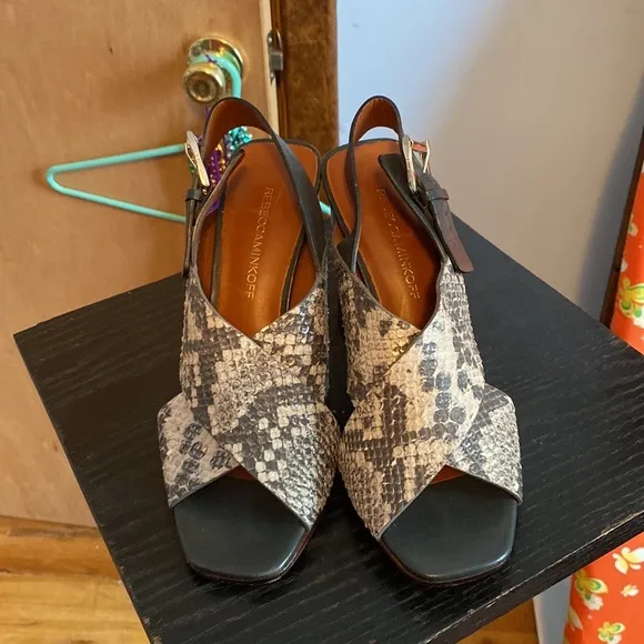 💜💜 Rebecca Minkoff Chunky Heeled Shoes Ladies Size 7.5