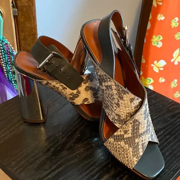 💜💜 Rebecca Minkoff Chunky Heeled Shoes Ladies Size 7.5