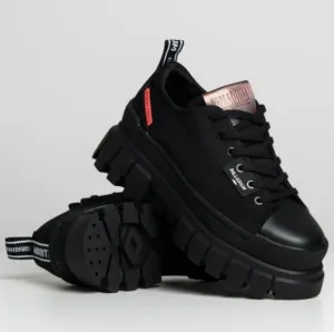 🌺 SALE Chunky Black Goth Punk Combat Boot Shoes Palladium Platform Boots New