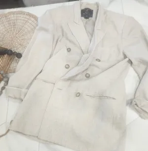 [ The Limited FINEST QUALITY COLLECTION] Women's oversized M button up Blazer🩷