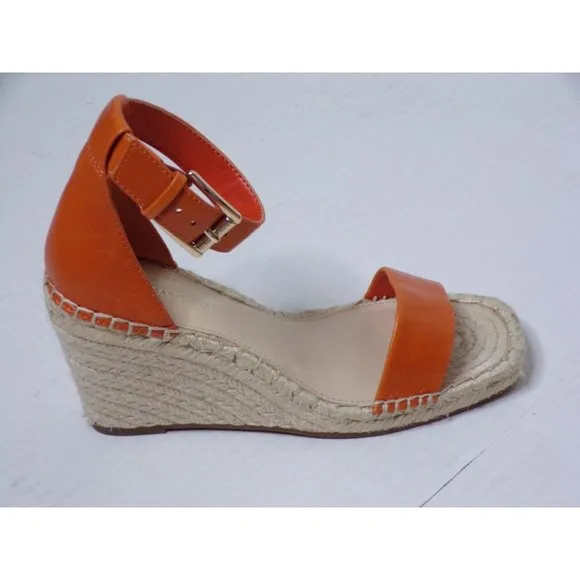 🆕 VINCE CAMUTO Meddrina Espadrille Wedge Ankle Strap Sandal Shoes 6.5