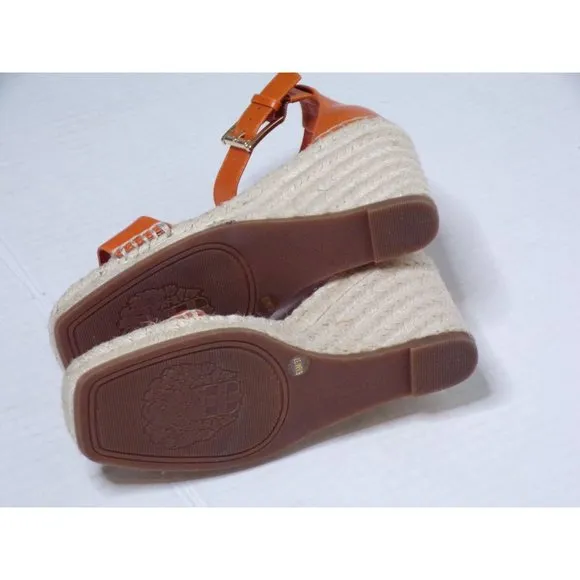 🆕 VINCE CAMUTO Meddrina Espadrille Wedge Ankle Strap Sandal Shoes 6.5