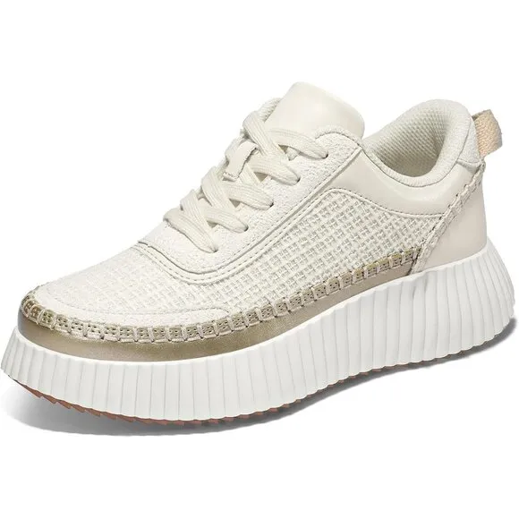 🆕 Women White Casual Fashion Sneaker Platform Chunky Comfortable Walking Shoes