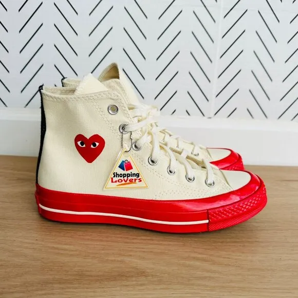 ❤️10.5 Converse Chuck All Star 70 Hi Comme des Garcons PLAY Women Shoes A01794C