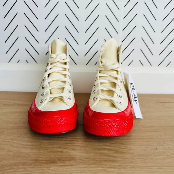 ❤️10.5 Converse Chuck All Star 70 Hi Comme des Garcons PLAY Women Shoes A01794C