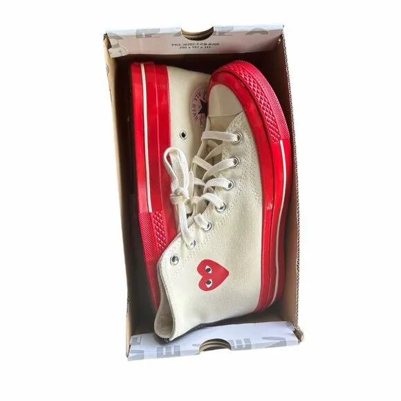 ❤️10.5 Converse Chuck All Star 70 Hi Comme des Garcons PLAY Women Shoes A01794C