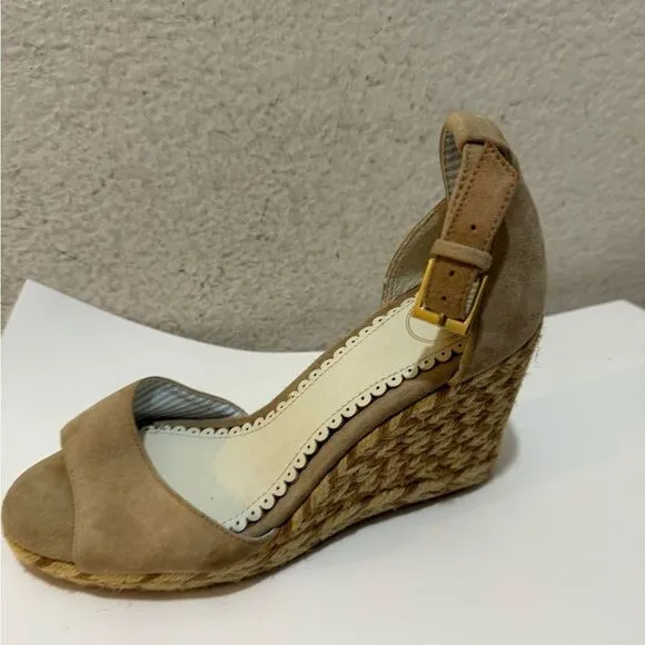1901 Espadrilles Ankle Strap Sandals, Size 6.5M New