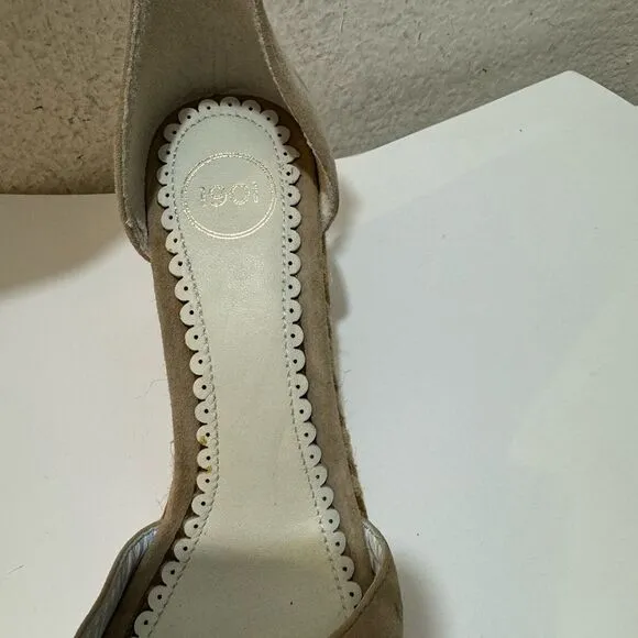 1901 Espadrilles Ankle Strap Sandals, Size 6.5M New