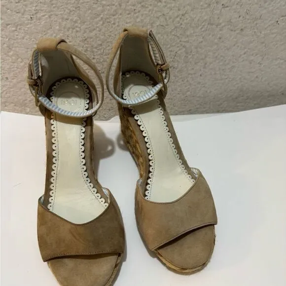 1901 Espadrilles Ankle Strap Sandals, Size 6.5M New