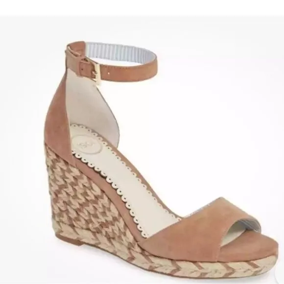 1901 Espadrilles Ankle Strap Sandals, Size 6.5M New