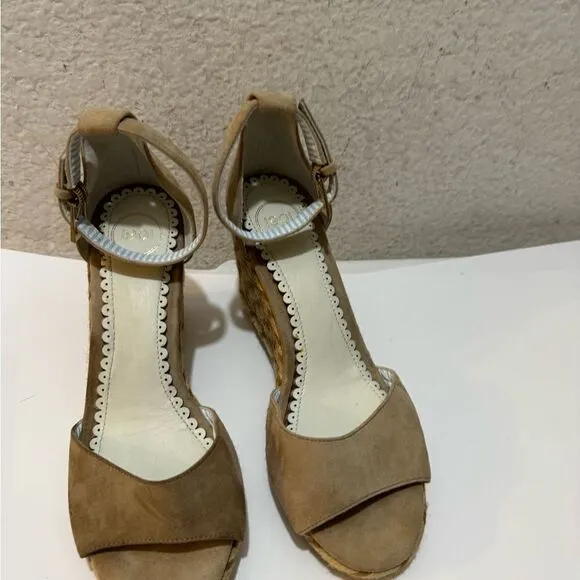 1901 Espadrilles Ankle Strap Sandals, Size 6.5M New