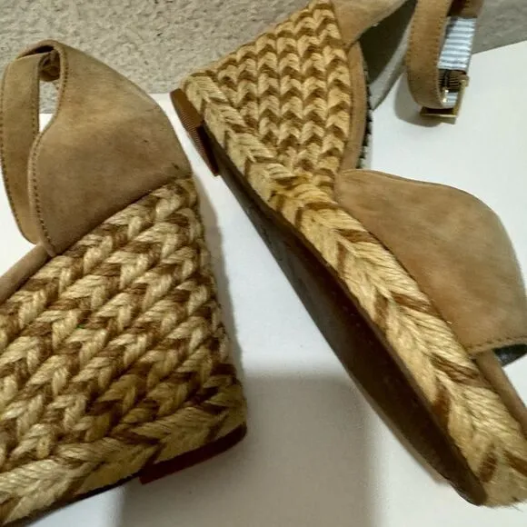 1901 Espadrilles Ankle Strap Sandals, Size 6.5M New