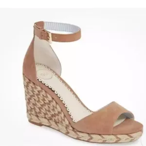 1901 Espadrilles Ankle Strap Sandals, Size 6.5M New