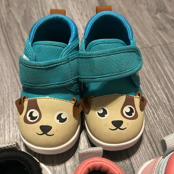 6 pairs ikiki shoes size 4, size 5, and size 6