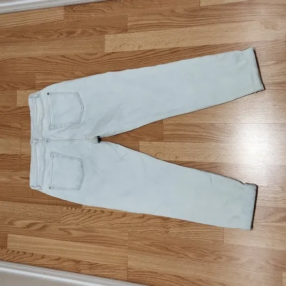 7 for all mankind josefina skinny boyfriend button fly light washed size 29