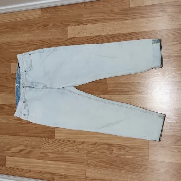 7 for all mankind josefina skinny boyfriend button fly light washed size 29