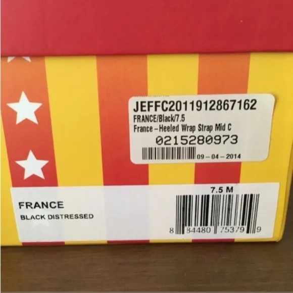 7.5 Jeffrey Campbell France Boots