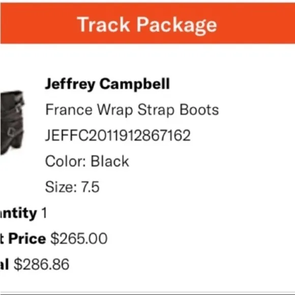 7.5 Jeffrey Campbell France Boots