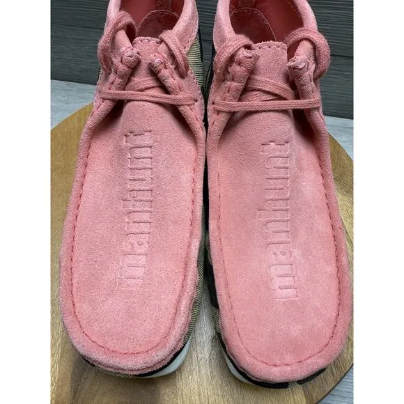 A BATHING APE × CLARKS Wallabee Boots - Men's Size 10
