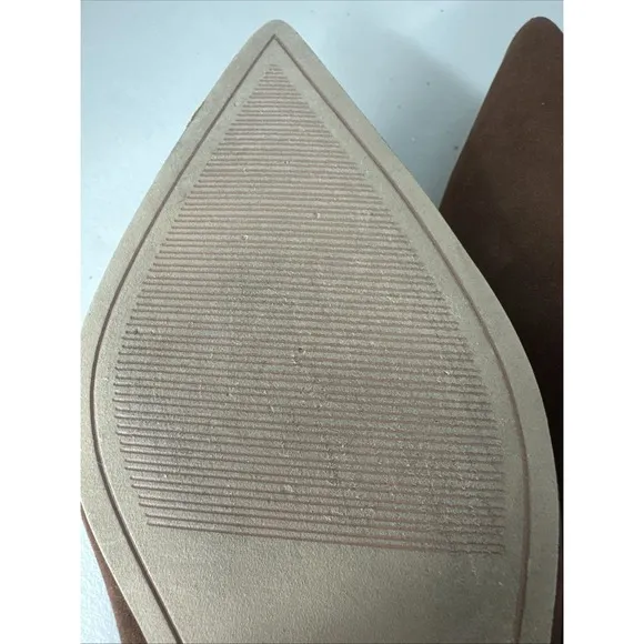 ABLE Lizbeth pointed Toe SZ 8M Brown leather closet, staple quiet luxury