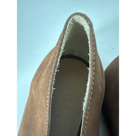 ABLE Lizbeth pointed Toe SZ 8M Brown leather closet, staple quiet luxury