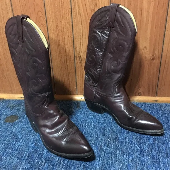 ACME Vintage Men’s Burnt Apple Western Boots