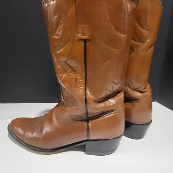 Acme Men's Leather Western Cowboy Boots Size 9D