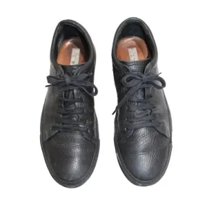 Acne Studios Adrian Grain Black Leather Sneakers Shoes Mens Size EUR 44 / US 11