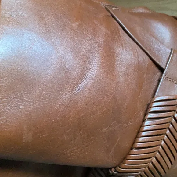 AD &amp; Daughters Declann Leather Block Boots.