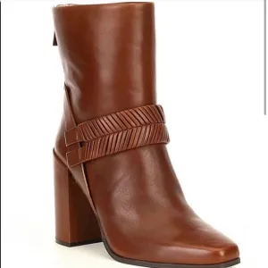 AD &amp; Daughters Declann Leather Block Boots.