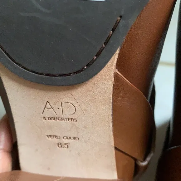 AD &amp; Daughters Declann Leather Block Boots.