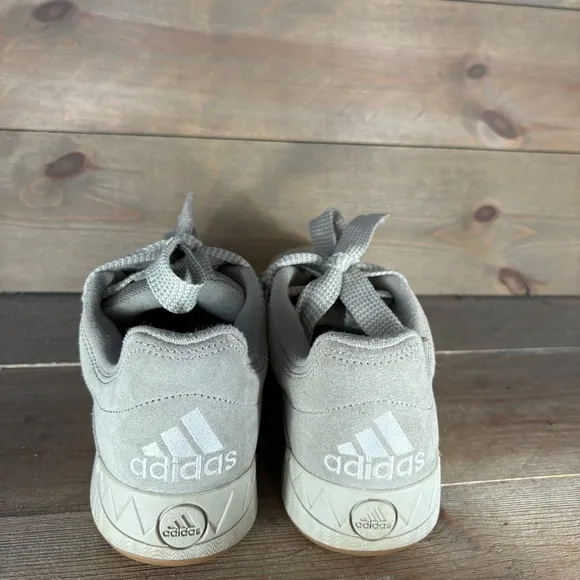 adidas adimatic womens size 9 shoes gray athletic chunky skate sneakers