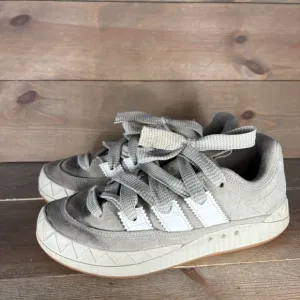 adidas adimatic womens size 9 shoes gray athletic chunky skate sneakers