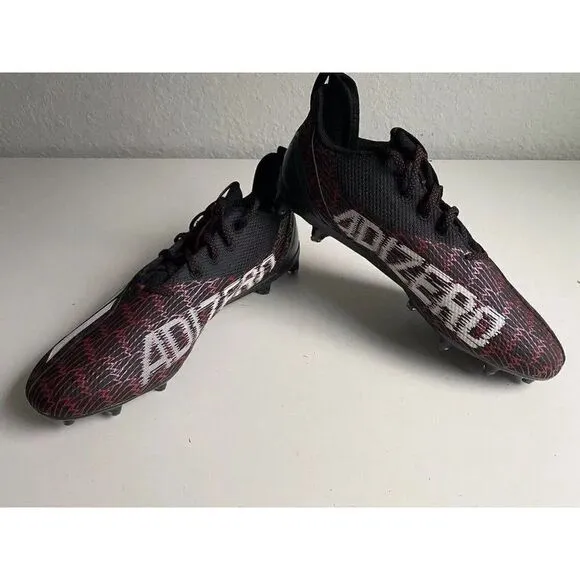 Adidas Adizero Scorch Louisville Football Cleats Black Red GY5648 Men’s Sz 13.5