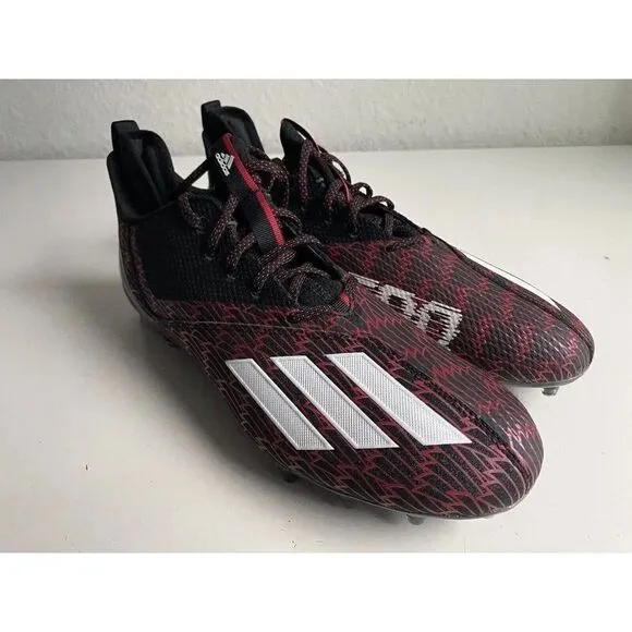 Adidas Adizero Scorch Louisville Football Cleats Black Red GY5648 Men’s Sz 13.5