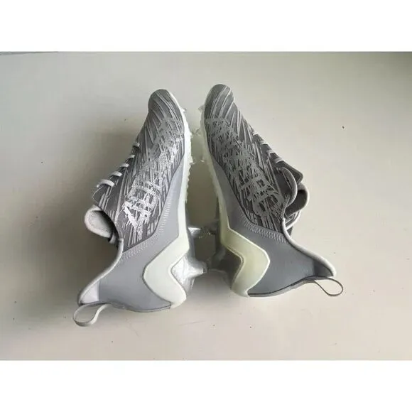Adidas Adizero Silver Metallic Grey Football Cleats GX5414 Men’s Size 15