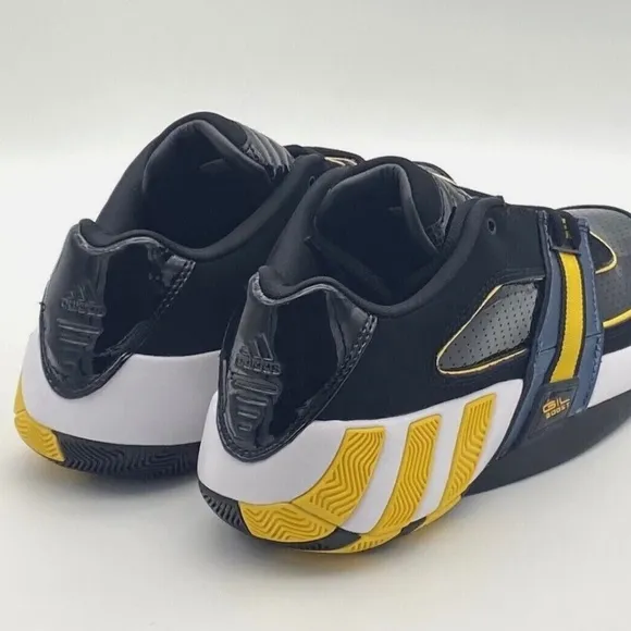 Adidas Agent Gil Restomod Basketball Shoe Sneaker Mens 12.5 Black Gold Steel