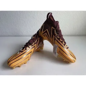 Adidas Freak 23 Inline Burgundy Yellow Football Cleats IF1046  Men's Size 12